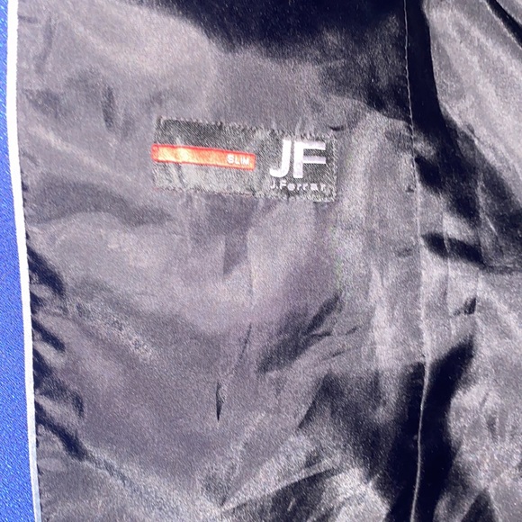 J. Ferrat Blue shimmer suit jacket - Picture 3 of 3